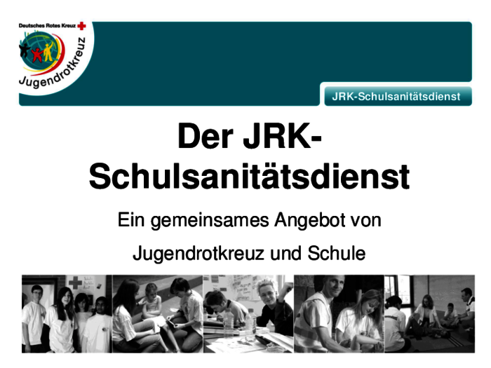 Präsentation Schulsanitätsdienst